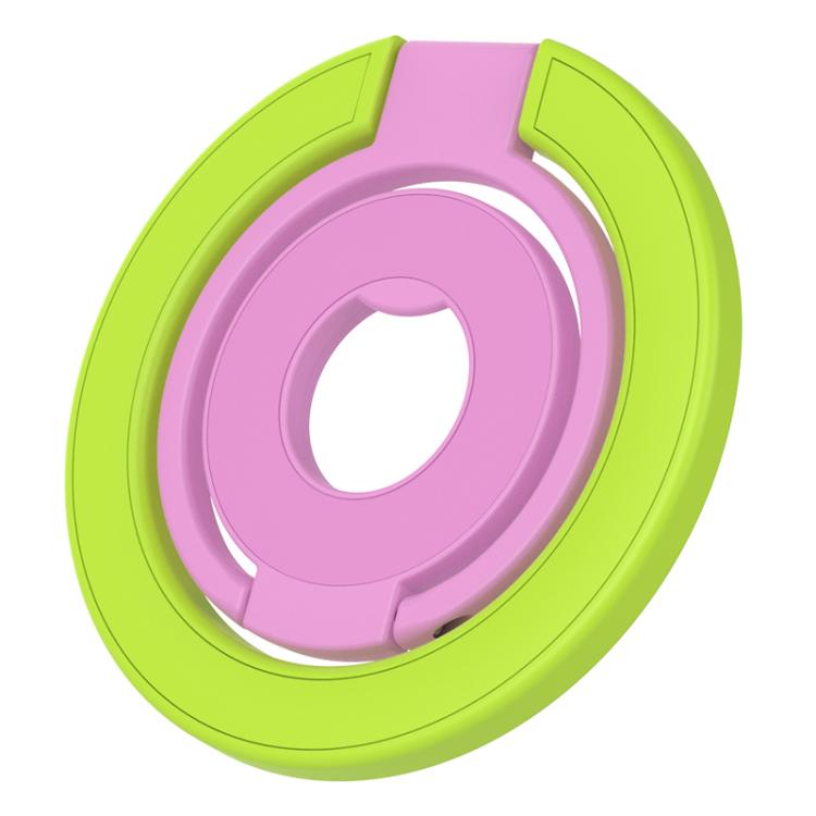 Design a colori a contrasto, anello girevole a 360 gradi multifunzionale, supporto magnetico per telefono