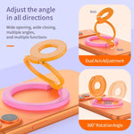 Design a colori a contrasto, anello girevole a 360 gradi multifunzionale, supporto magnetico per telefono
