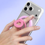 Design a colori a contrasto, anello girevole a 360 gradi multifunzionale, supporto magnetico per telefono