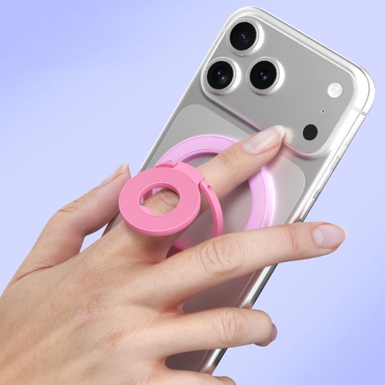 Design a colori a contrasto, anello girevole a 360 gradi multifunzionale, supporto magnetico per telefono