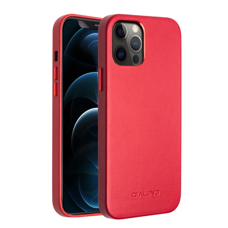 Custodia in pelle QIALINO per iPhone 12 e 12 Pro