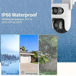 Telecamera di sorveglianza WiFi intelligente V380 HD da 2 MP con collegamento a sfera e pistola, EU Plug, US Plug