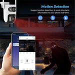 Telecamera di sorveglianza WiFi intelligente V380 HD da 2 MP con collegamento a sfera e pistola, EU Plug, US Plug