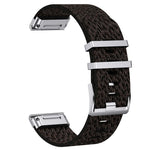 Connettore per orologio a sgancio rapido, cinturino per orologio in nylon a righe, For Garmin 22mm