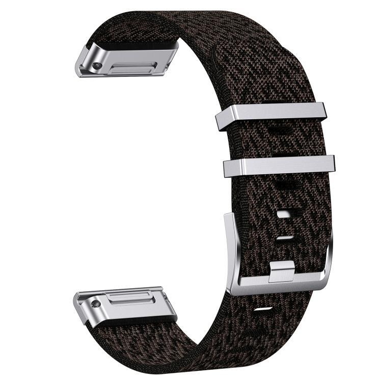 Connettore per orologio a sgancio rapido, cinturino per orologio in nylon a righe, For Garmin 22mm