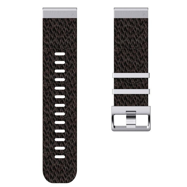 Connettore per orologio a sgancio rapido, cinturino per orologio in nylon a righe, For Garmin 22mm