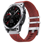 Connettore per orologio a sgancio rapido, cinturino per orologio in nylon a righe, For Garmin 22mm