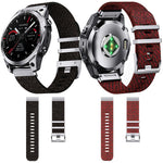 Connettore per orologio a sgancio rapido, cinturino per orologio in nylon a righe, For Garmin 22mm