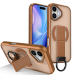 Custodia per telefono antiurto con anello a D, delicata sulla pelle e con supporto magnetico., For iPhone 17e / 16e, For iPhone 17 Pro Max, For iPhone 17 Pro, For iPhone 17