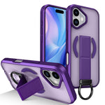 Custodia per telefono antiurto con anello a D, delicata sulla pelle e con supporto magnetico., For iPhone 17e / 16e, For iPhone 17 Pro Max, For iPhone 17 Pro, For iPhone 17