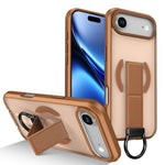 Custodia per telefono antiurto con anello a D, delicata sulla pelle e con supporto magnetico., For iPhone Air, For iPhone 16 Pro Max, For iPhone 16 Pro, For iPhone 16 Plus