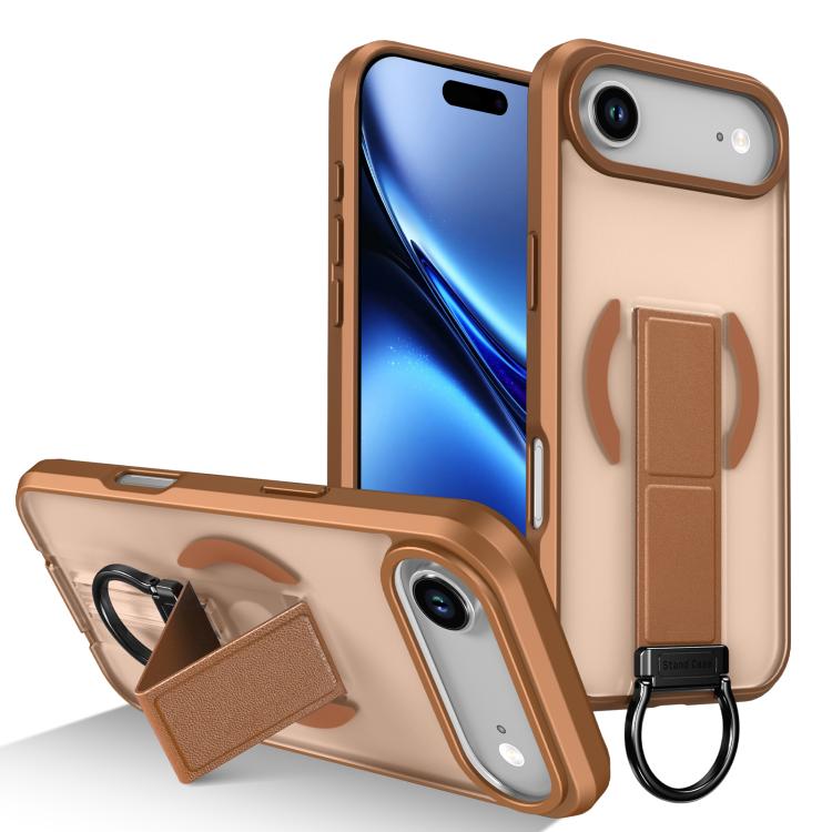 Custodia per telefono antiurto con anello a D, delicata sulla pelle e con supporto magnetico., For iPhone Air, For iPhone 16 Pro Max, For iPhone 16 Pro, For iPhone 16 Plus