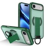 Custodia per telefono antiurto con anello a D, delicata sulla pelle e con supporto magnetico., For iPhone Air, For iPhone 16 Pro Max, For iPhone 16 Pro, For iPhone 16 Plus