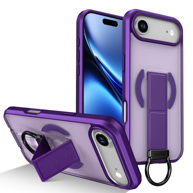 Custodia per telefono antiurto con anello a D, delicata sulla pelle e con supporto magnetico., For iPhone Air, For iPhone 16 Pro Max, For iPhone 16 Pro, For iPhone 16 Plus