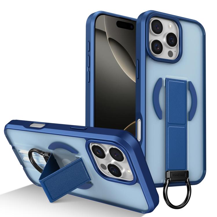 Custodia per telefono antiurto con anello a D, delicata sulla pelle e con supporto magnetico., For iPhone Air, For iPhone 16 Pro Max, For iPhone 16 Pro, For iPhone 16 Plus