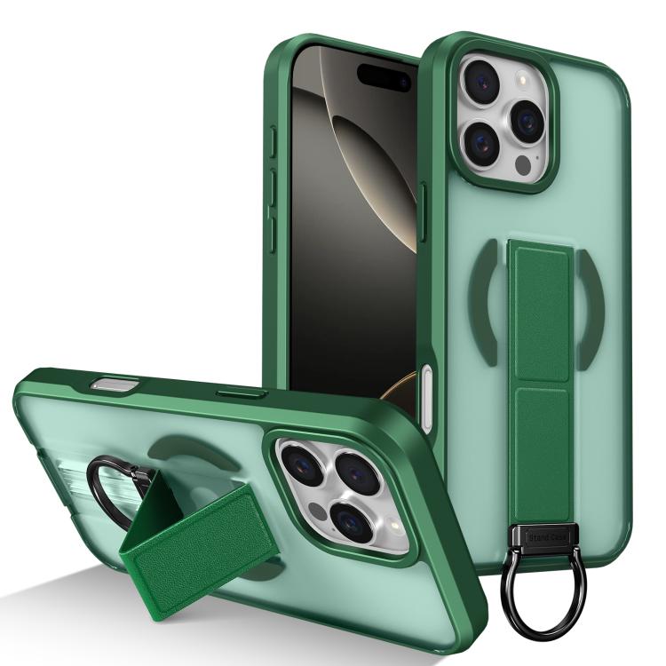 Custodia per telefono antiurto con anello a D, delicata sulla pelle e con supporto magnetico., For iPhone Air, For iPhone 16 Pro Max, For iPhone 16 Pro, For iPhone 16 Plus