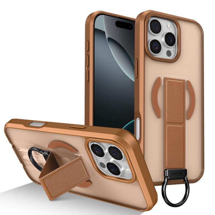 Custodia per telefono antiurto con anello a D, delicata sulla pelle e con supporto magnetico., For iPhone Air, For iPhone 16 Pro Max, For iPhone 16 Pro, For iPhone 16 Plus
