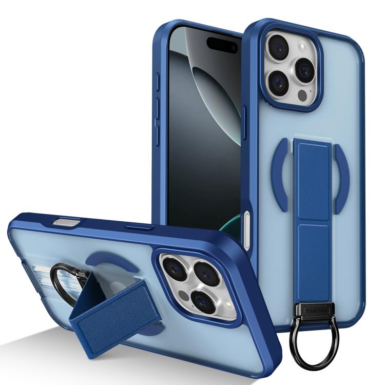 Custodia per telefono antiurto con anello a D, delicata sulla pelle e con supporto magnetico., For iPhone Air, For iPhone 16 Pro Max, For iPhone 16 Pro, For iPhone 16 Plus