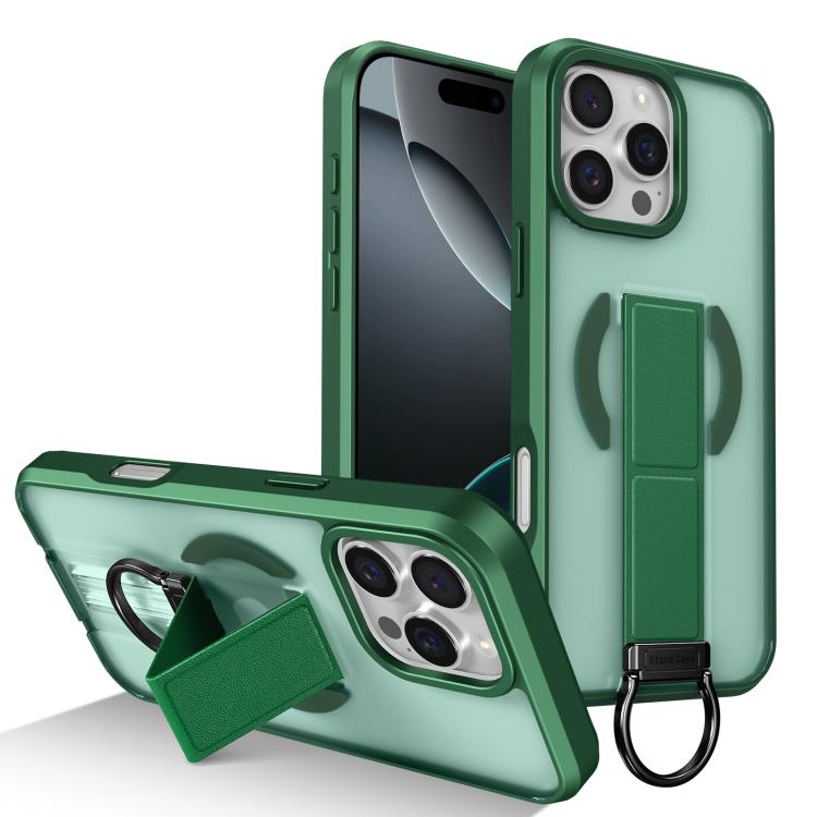 Custodia per telefono antiurto con anello a D, delicata sulla pelle e con supporto magnetico., For iPhone Air, For iPhone 16 Pro Max, For iPhone 16 Pro, For iPhone 16 Plus