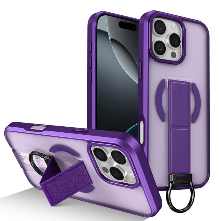 Custodia per telefono antiurto con anello a D, delicata sulla pelle e con supporto magnetico., For iPhone Air, For iPhone 16 Pro Max, For iPhone 16 Pro, For iPhone 16 Plus