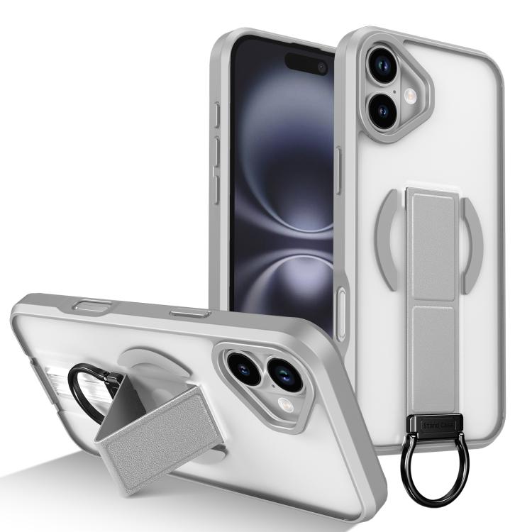 Custodia per telefono antiurto con anello a D, delicata sulla pelle e con supporto magnetico., For iPhone Air, For iPhone 16 Pro Max, For iPhone 16 Pro, For iPhone 16 Plus