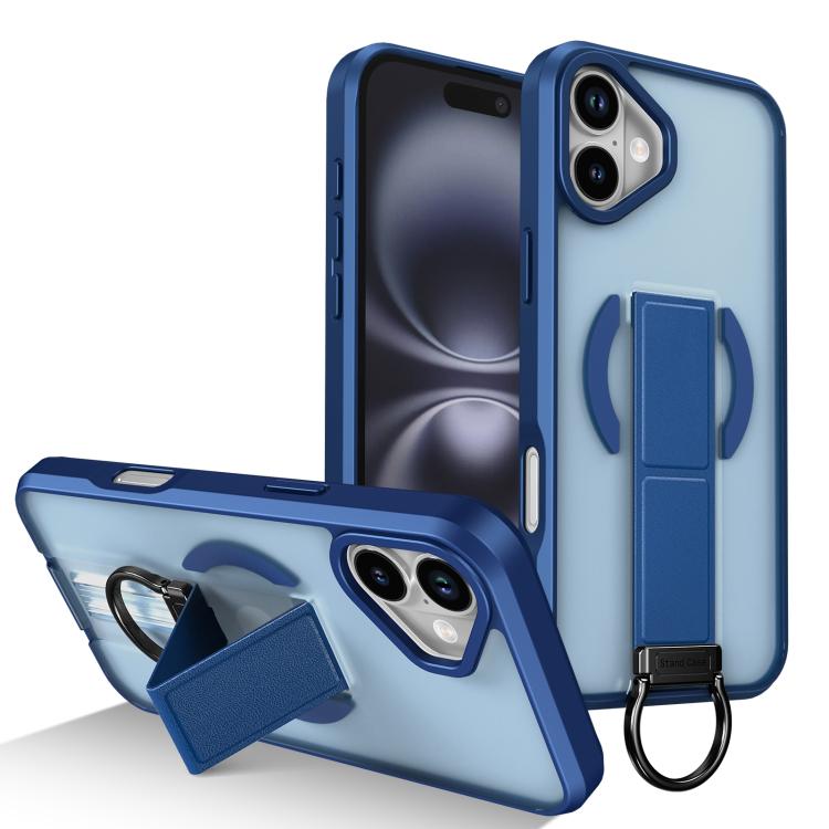 Custodia per telefono antiurto con anello a D, delicata sulla pelle e con supporto magnetico., For iPhone Air, For iPhone 16 Pro Max, For iPhone 16 Pro, For iPhone 16 Plus