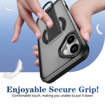 Custodia per telefono antiurto con anello a D, delicata sulla pelle e con supporto magnetico., For iPhone 16, For iPhone 15 Pro Max, For iPhone 15 Pro, For iPhone 15 Plus