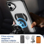 Custodia per telefono antiurto con anello a D, delicata sulla pelle e con supporto magnetico., For iPhone 16, For iPhone 15 Pro Max, For iPhone 15 Pro, For iPhone 15 Plus