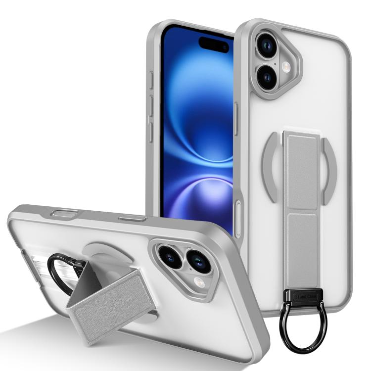 Custodia per telefono antiurto con anello a D, delicata sulla pelle e con supporto magnetico., For iPhone 16, For iPhone 15 Pro Max, For iPhone 15 Pro, For iPhone 15 Plus