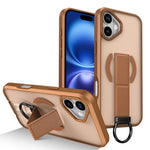 Custodia per telefono antiurto con anello a D, delicata sulla pelle e con supporto magnetico., For iPhone 16, For iPhone 15 Pro Max, For iPhone 15 Pro, For iPhone 15 Plus