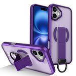 Custodia per telefono antiurto con anello a D, delicata sulla pelle e con supporto magnetico., For iPhone 16, For iPhone 15 Pro Max, For iPhone 15 Pro, For iPhone 15 Plus