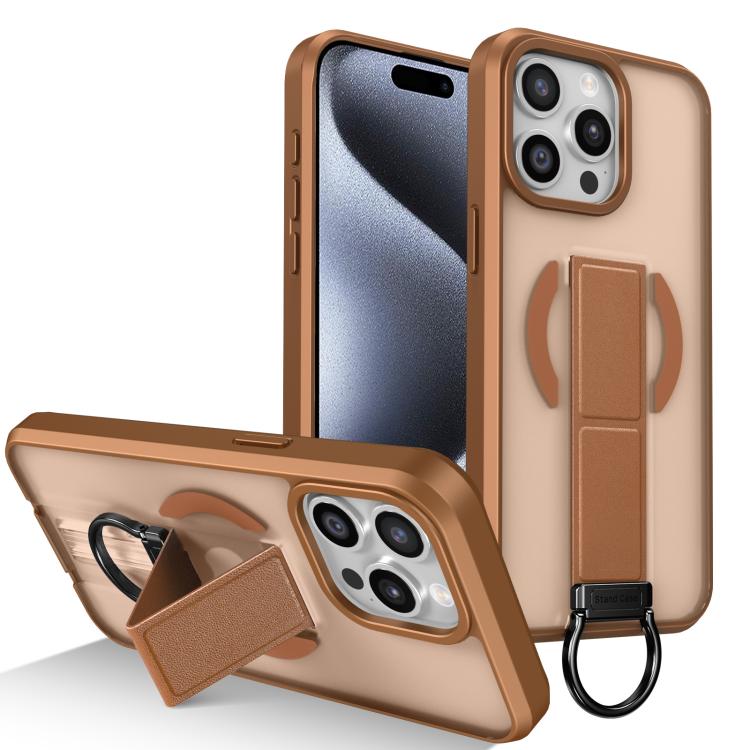 Custodia per telefono antiurto con anello a D, delicata sulla pelle e con supporto magnetico., For iPhone 16, For iPhone 15 Pro Max, For iPhone 15 Pro, For iPhone 15 Plus