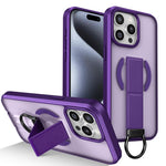 Custodia per telefono antiurto con anello a D, delicata sulla pelle e con supporto magnetico., For iPhone 16, For iPhone 15 Pro Max, For iPhone 15 Pro, For iPhone 15 Plus