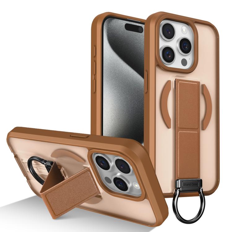 Custodia per telefono antiurto con anello a D, delicata sulla pelle e con supporto magnetico., For iPhone 16, For iPhone 15 Pro Max, For iPhone 15 Pro, For iPhone 15 Plus