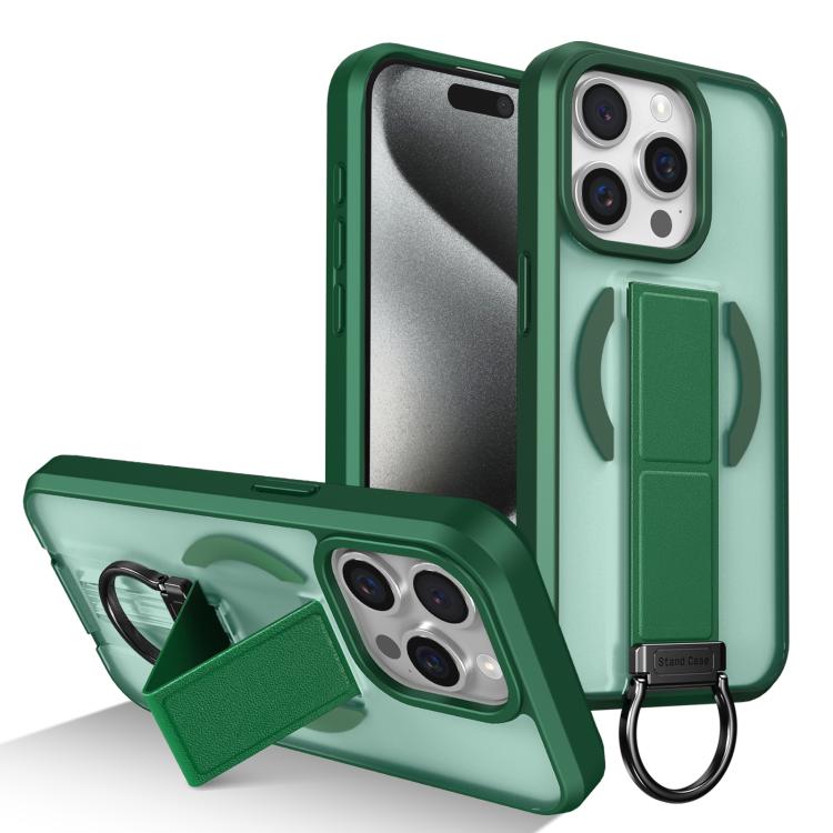 Custodia per telefono antiurto con anello a D, delicata sulla pelle e con supporto magnetico., For iPhone 16, For iPhone 15 Pro Max, For iPhone 15 Pro, For iPhone 15 Plus