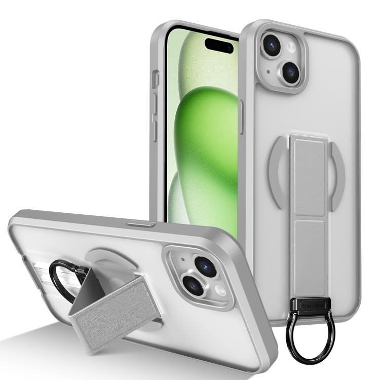 Custodia per telefono antiurto con anello a D, delicata sulla pelle e con supporto magnetico., For iPhone 16, For iPhone 15 Pro Max, For iPhone 15 Pro, For iPhone 15 Plus