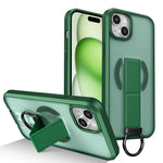 Custodia per telefono antiurto con anello a D, delicata sulla pelle e con supporto magnetico., For iPhone 16, For iPhone 15 Pro Max, For iPhone 15 Pro, For iPhone 15 Plus
