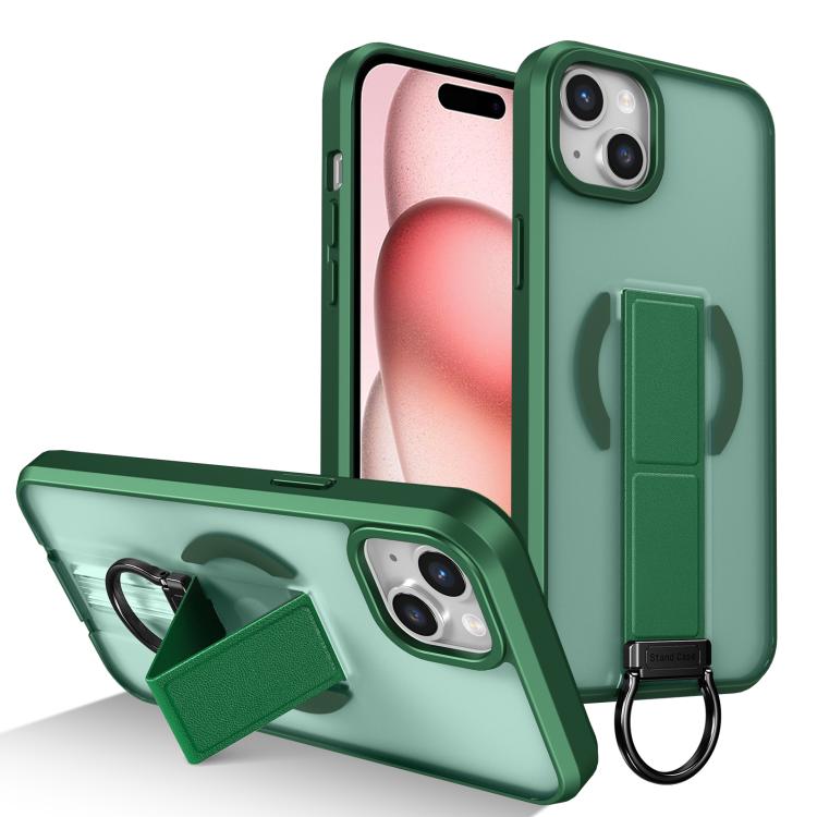 Custodia per telefono antiurto con anello a D, delicata sulla pelle e con supporto magnetico., For iPhone 15, For iPhone 14 Plus, For iPhone 14, For iPhone 14 Pro