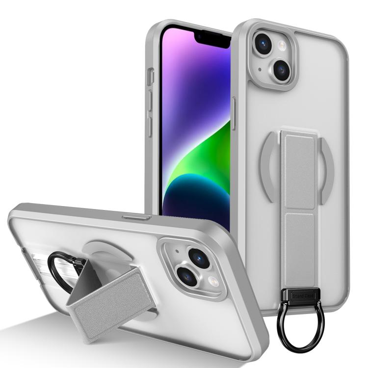 Custodia per telefono antiurto con anello a D, delicata sulla pelle e con supporto magnetico., For iPhone 15, For iPhone 14 Plus, For iPhone 14, For iPhone 14 Pro