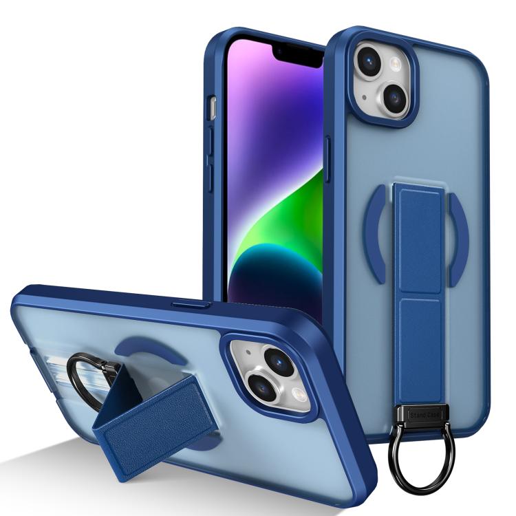 Custodia per telefono antiurto con anello a D, delicata sulla pelle e con supporto magnetico., For iPhone 15, For iPhone 14 Plus, For iPhone 14, For iPhone 14 Pro