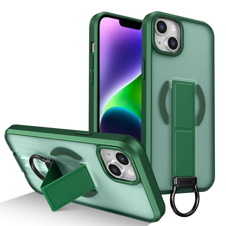 Custodia per telefono antiurto con anello a D, delicata sulla pelle e con supporto magnetico., For iPhone 15, For iPhone 14 Plus, For iPhone 14, For iPhone 14 Pro