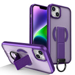 Custodia per telefono antiurto con anello a D, delicata sulla pelle e con supporto magnetico., For iPhone 15, For iPhone 14 Plus, For iPhone 14, For iPhone 14 Pro