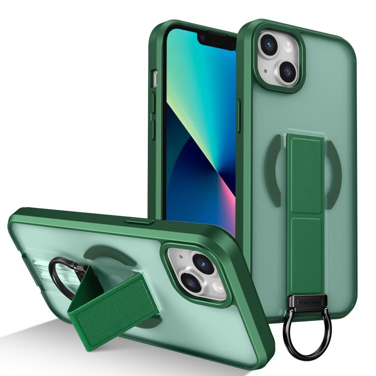 Custodia per telefono antiurto con anello a D, delicata sulla pelle e con supporto magnetico., For iPhone 15, For iPhone 14 Plus, For iPhone 14, For iPhone 14 Pro