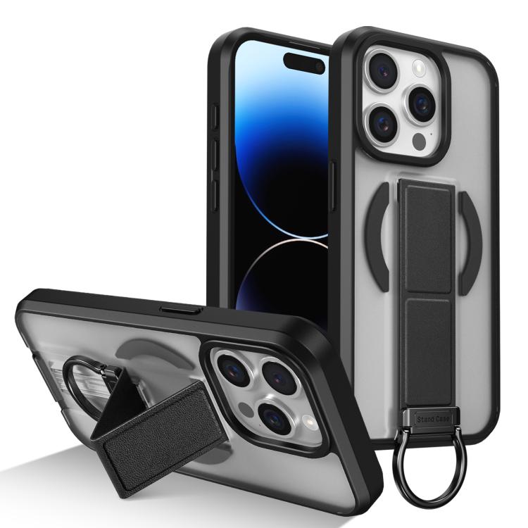 Custodia per telefono antiurto con anello a D, delicata sulla pelle e con supporto magnetico., For iPhone 15, For iPhone 14 Plus, For iPhone 14, For iPhone 14 Pro