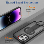 Custodia per telefono antiurto con anello a D, delicata sulla pelle e con supporto magnetico., For iPhone 14 Pro Max, For iPhone 13 Pro Max, For iPhone 13 Pro, For iPhone 13