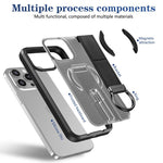 Custodia per telefono antiurto con anello a D, delicata sulla pelle e con supporto magnetico., For iPhone 14 Pro Max, For iPhone 13 Pro Max, For iPhone 13 Pro, For iPhone 13