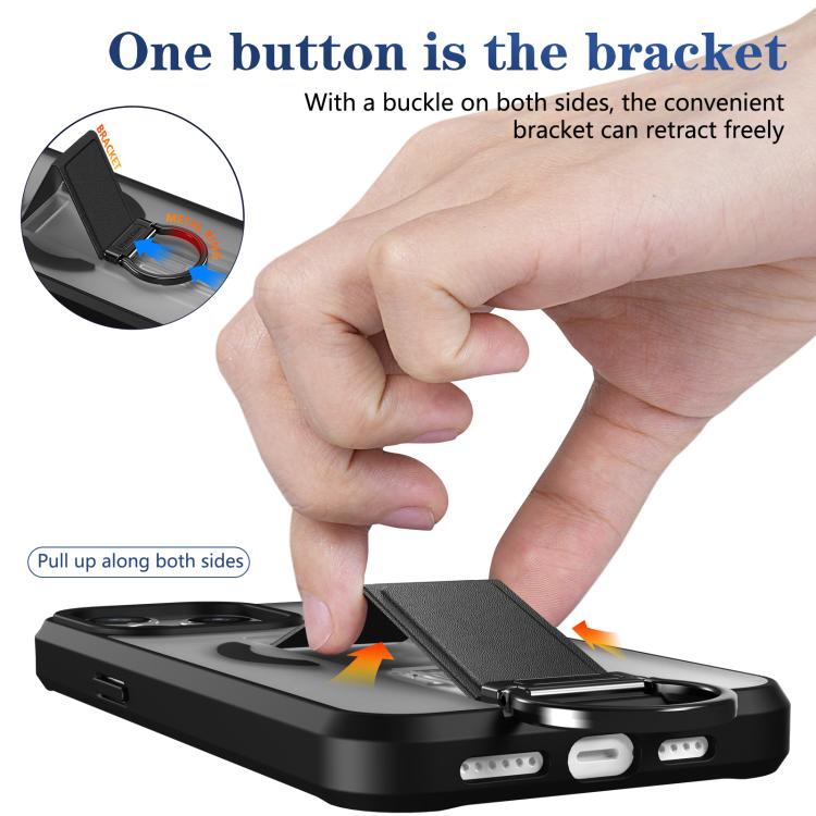 Custodia per telefono antiurto con anello a D, delicata sulla pelle e con supporto magnetico., For iPhone 14 Pro Max, For iPhone 13 Pro Max, For iPhone 13 Pro, For iPhone 13