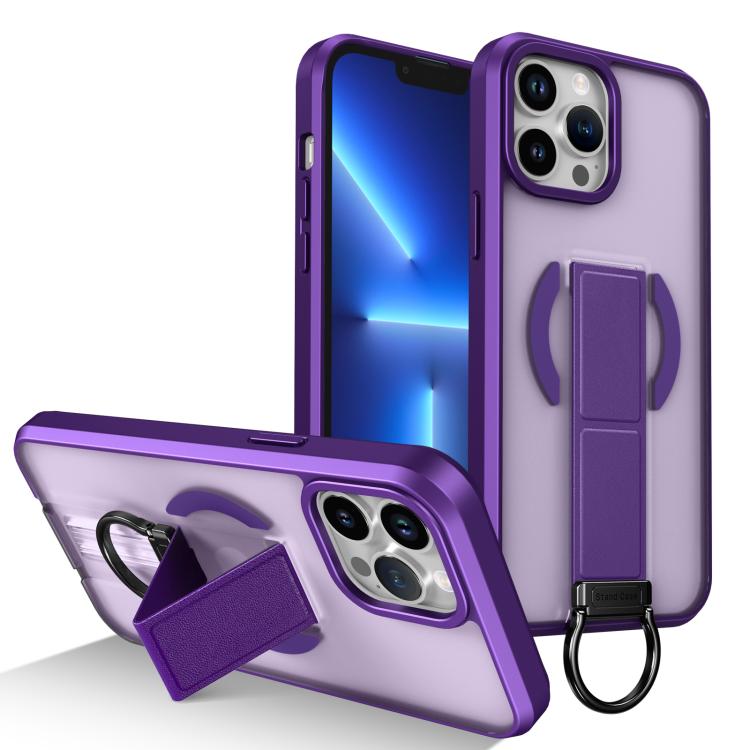 Custodia per telefono antiurto con anello a D, delicata sulla pelle e con supporto magnetico., For iPhone 14 Pro Max, For iPhone 13 Pro Max, For iPhone 13 Pro, For iPhone 13