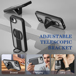 Custodia per telefono antiurto con anello a D, delicata sulla pelle e con supporto magnetico., For iPhone 17e / 16e, For iPhone 17 Pro Max, For iPhone 17 Pro, For iPhone 17