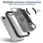 Custodia per telefono antiurto con anello a D, delicata sulla pelle e con supporto magnetico., For iPhone 17e / 16e, For iPhone 17 Pro Max, For iPhone 17 Pro, For iPhone 17